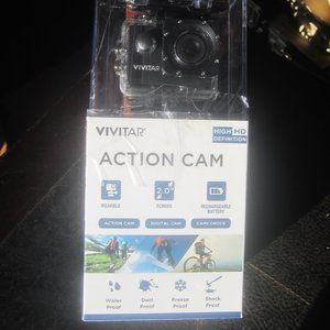 VIVITAR ACTION CAM, HIGH HD DEF, 2 INCH SCREEN, UNUSED